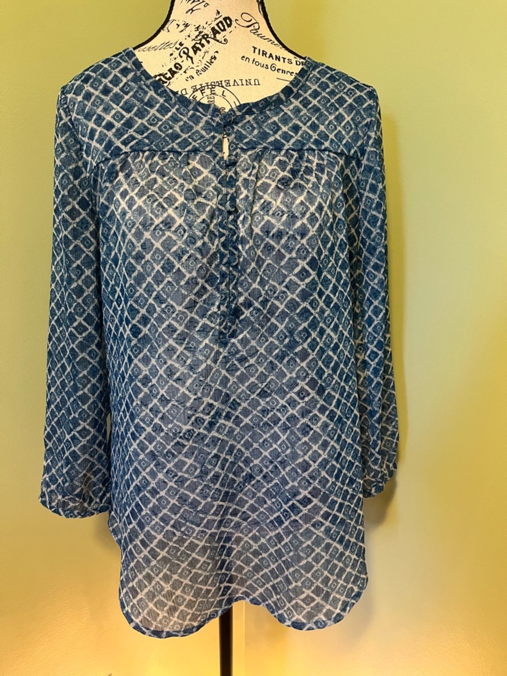 Lucky Brand Sheer Top